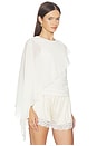 view 2 of 5 Elvira Cape Top in Ivory