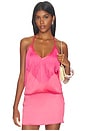 view 1 of 4 Inez Fringe Top in Watermelon Pink