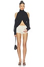 view 5 of 4 Chiara Cold Shoulder Top in Black