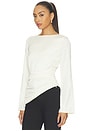 view 2 of 4 Daphne Blouse in Ivory