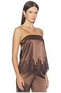 view 2 of 5 Zoella Strapless Top in Dark Brown