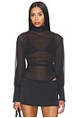 view 1 of 4 Kane Open Back Top in Black
