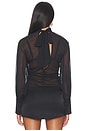 view 4 of 4 Kane Open Back Top in Black
