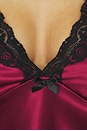 view 6 of 5 Priscilla Lace Top in Burgundy