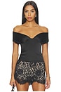 view 1 of 4 Leanie Corset Top in Black
