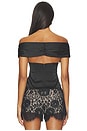 view 4 of 4 Leanie Corset Top in Black