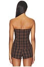 view 4 of 4 Audriena Strapless Top in Plaid Multi