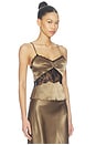 view 2 of 5 Bethanie Cami Top in Olive