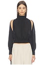 view 2 of 4 Merilee Open Back Top in Black