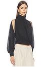 view 4 of 4 Merilee Open Back Top in Black