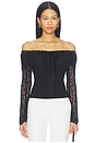 view 1 of 4 Annabelle Off Shoulder Top in Black