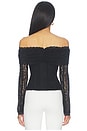 view 4 of 4 Annabelle Off Shoulder Top in Black
