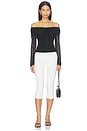 view 5 of 4 Annabelle Off Shoulder Top in Black