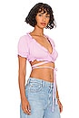 view 2 of 4 Francisca Wrap Tie Top in Lavender