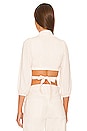 view 3 of 4 Danna Tie Back Top in Ivory