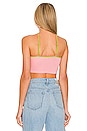 view 3 of 4 Skye Cut Out Top in Green & Pink
