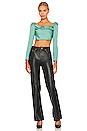 view 5 of 5 Kaela Open Back Top in Teal
