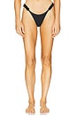 view 1 of 4 Amelia Ruffle Bikini Bottom in Black