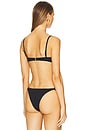 view 4 of 5 Amelia Ruffle Bikini Top in Black
