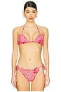 view 1 of 5 Lolita Bikini Top in Red