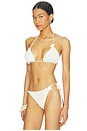 view 3 of 6 Lakeisha Crochet Bikini Top in Ivory