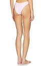 view 3 of 4 Bella Bikini Bottom in Pink & White Stripe