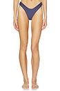 view 1 of 4 Riley Bikini Bottom in Blue Denim