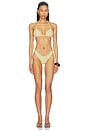 view 4 of 4 BRAGUITA BIKINI MILEY in Yellow & Brown Dot
