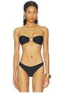 view 1 of 4 Mahala Bandeau Bikini Top in Black