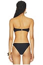 view 3 of 4 Mahala Bandeau Bikini Top in Black