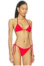 view 2 of 5 Cher Bikini Top in Cherry