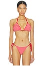 view 1 of 6 Briony Bikini Top in Red Gingham