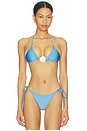 view 1 of 4 Junia Bikini Top in Blue