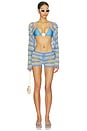 view 4 of 4 Junia Bikini Top in Blue