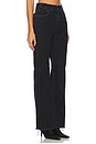 view 2 of 4 Angeline Switching Flare Jeans in Black