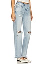 view 2 of 6 Odessa Straight-low Jeans in Light Blue