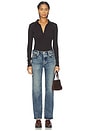 view 5 of 6 Fellsmere Straight Jeans in Dark Blue