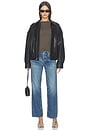 view 6 of 6 Wheeling Straight Low Jeans in Blue