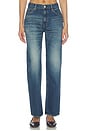 view 1 of 6 Leyden Straight Leg Jeans in Dark Blue