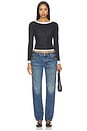 view 6 of 6 Renton Tapered Long Jeans in Blue
