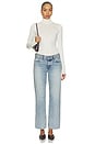 view 6 of 6 Albany Low Straight Leg Jeans in Light Blue