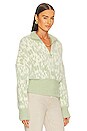 view 2 of 4 Studiowear Jacquard High Neck Knit Top in Light Green