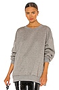 view 1 of 4 Loopwheel Oversized Sweatshirt in Grey