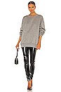 view 4 of 4 Loopwheel Oversized Sweatshirt in Grey