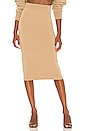 view 1 of 4 Studiowear Tight Midi Skirt in Beige
