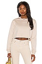 view 1 of 4 Studiowear Cropped Long Sleeve Top in Beige
