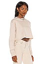 view 2 of 4 Studiowear Cropped Long Sleeve Top in Beige