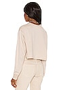 view 3 of 4 Studiowear Cropped Long Sleeve Top in Beige