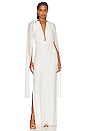 view 1 of 4 ROBE MAXI LOVE in White