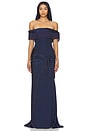 view 1 of 4 Elizabeth Taylor Gown in Midnight Blue